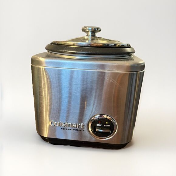 Cuisinart Electric Rice Cooker Non-stick 4 Cup Used Once - Picture 1 of 5